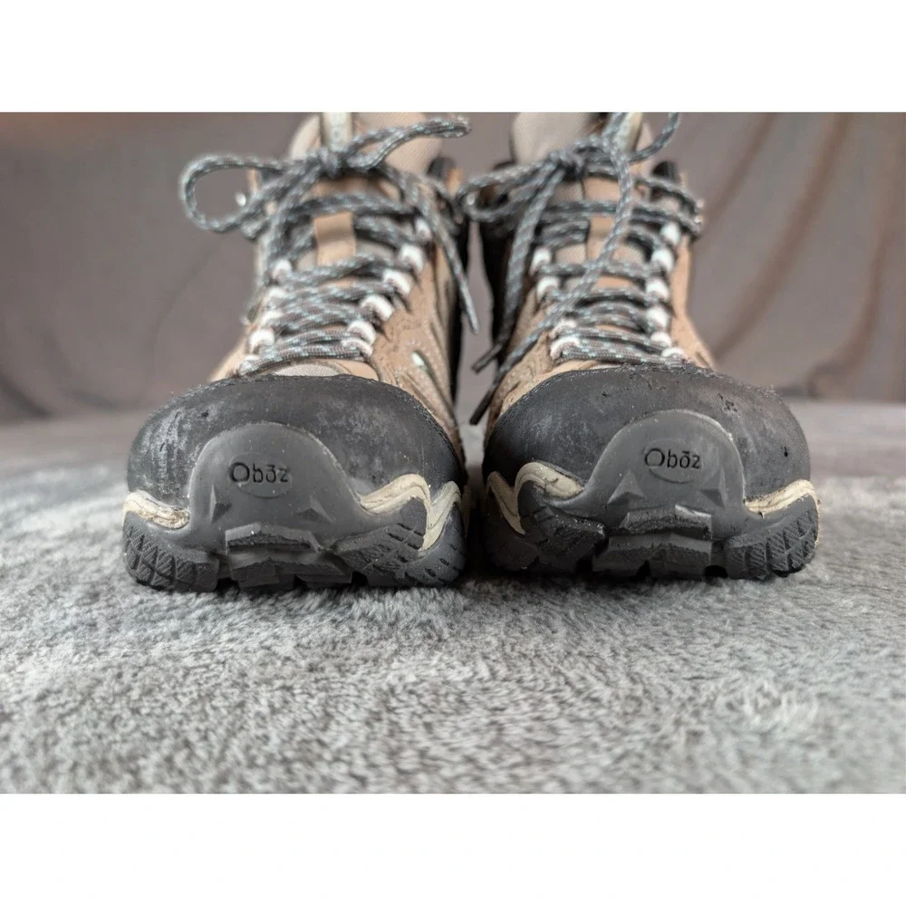 Oboz Mens‎ Sawtooth II Mid B-Dry Boots Brown Hiking Waterproof Shoes EU 38